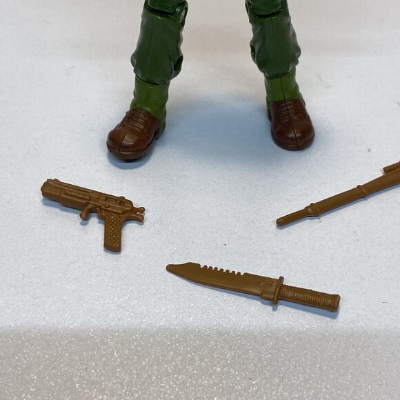 Vintage 1994 Hasbro GI Joe Commando Sgt. Savage Figure w Weapons Gun Knife Rifle - Picture 5 of 14